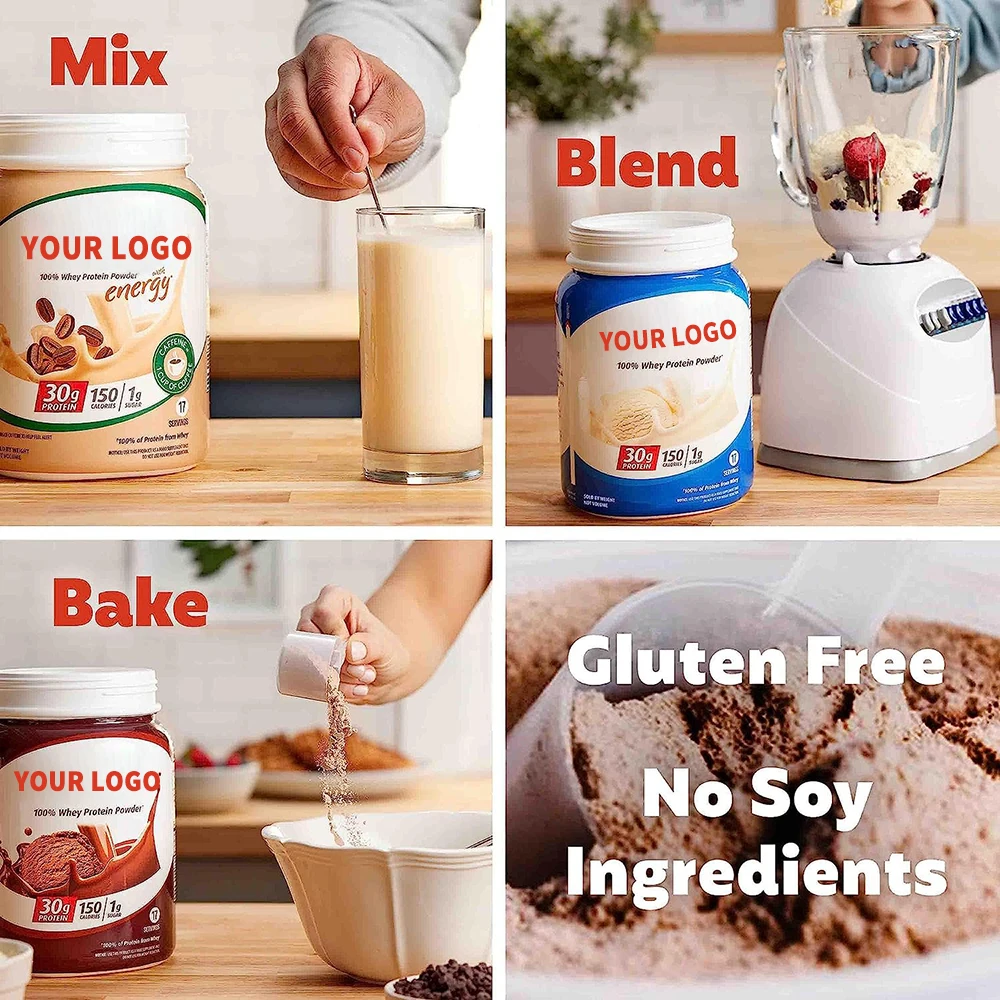 OEM whey protein powder optimum whey protein Chocolate Milkshake sports nutrition supplement private label