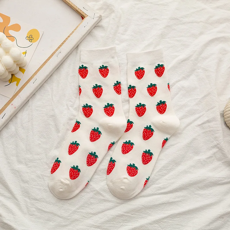 Пара оригинальных жаккардовых вязаных носков, дизайнерские спортивные носки