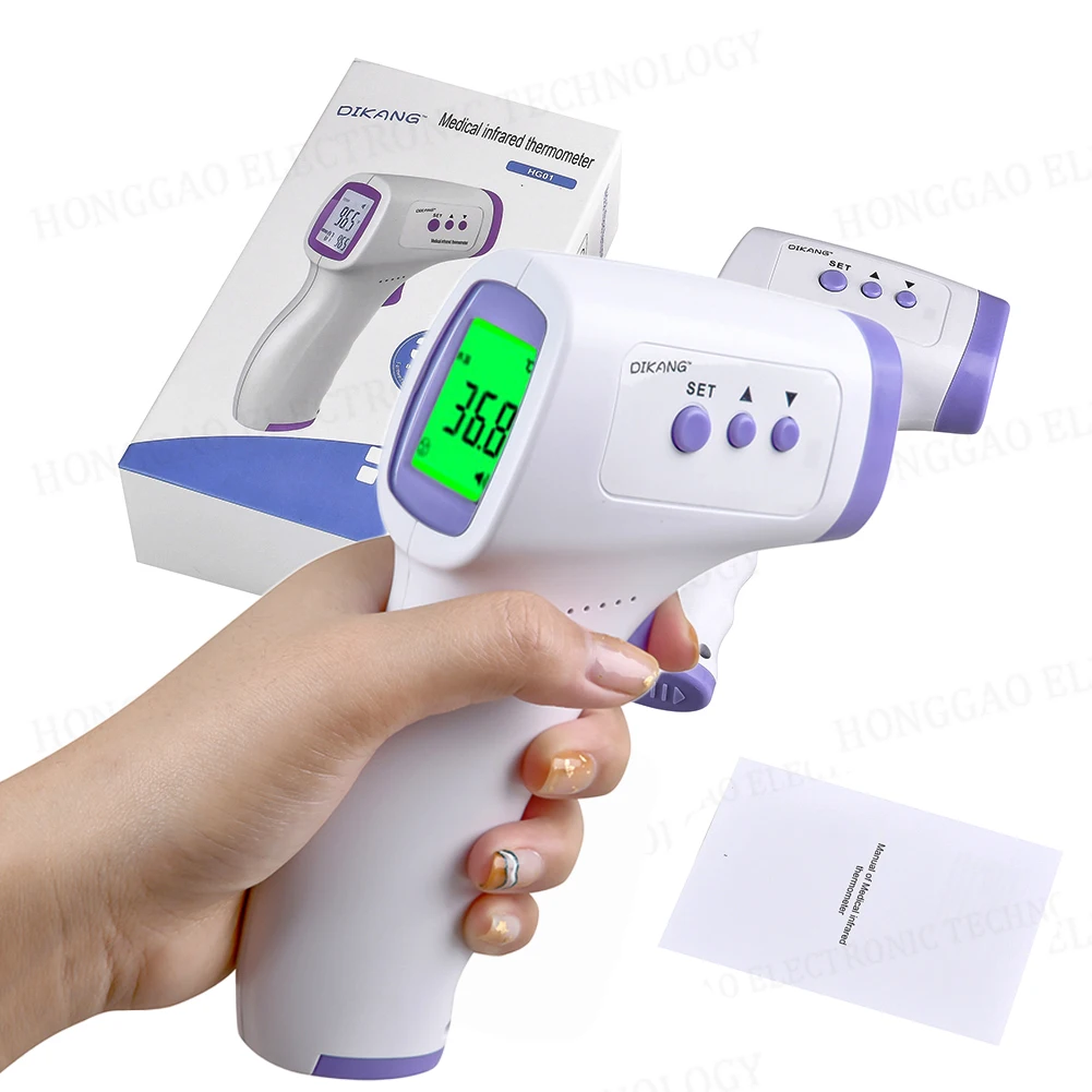 High Sensor Non-contact Skin Body Infrared Thermometer Digital Smart LCD Thermodetector for Kids /Adult