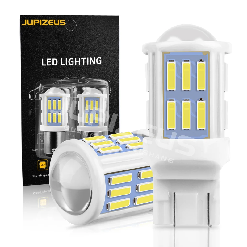 Супер яркая автомобильная система освещения 1156 BA15S 1157 27SMD светодиодные Сменные лампы тормозной сигнал поворота Автомобильный свет