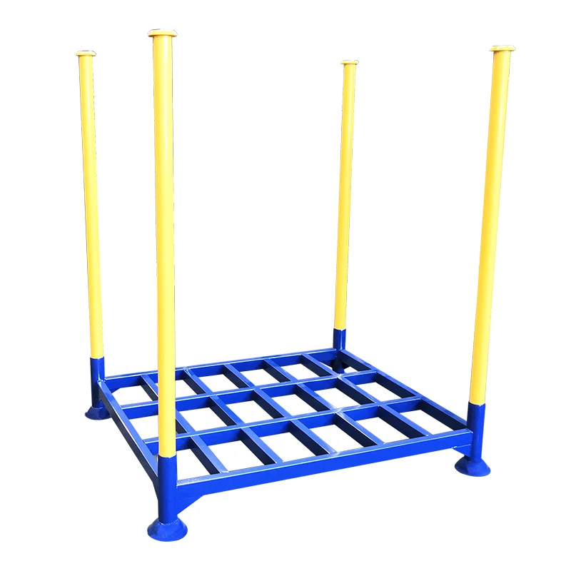 Stackable galvanized Steel Stillage Storage Racks steel pipe metal post pallet
