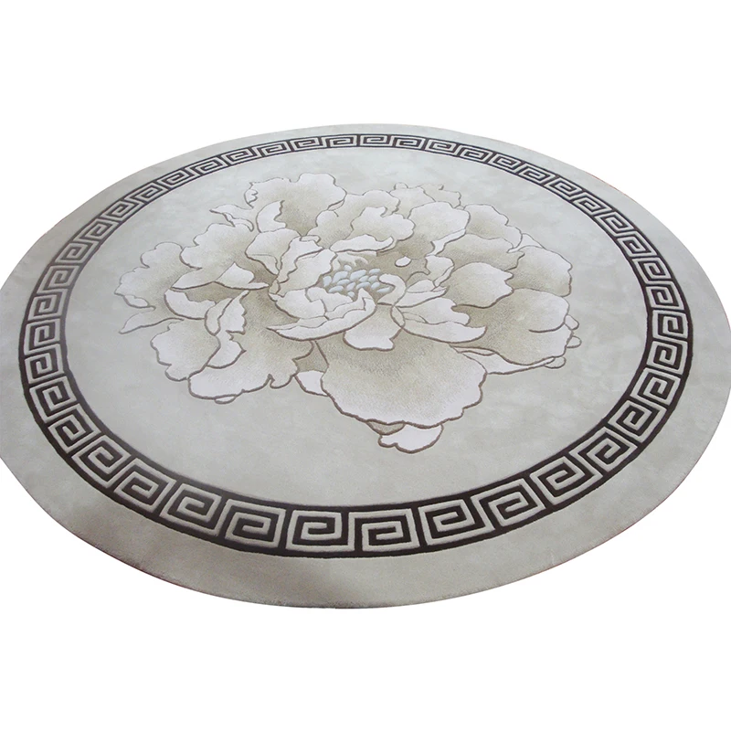 
Hot Selling Various Materials Wool Nylon Visecose Bamboo Silk Hand Tufted Carpet 