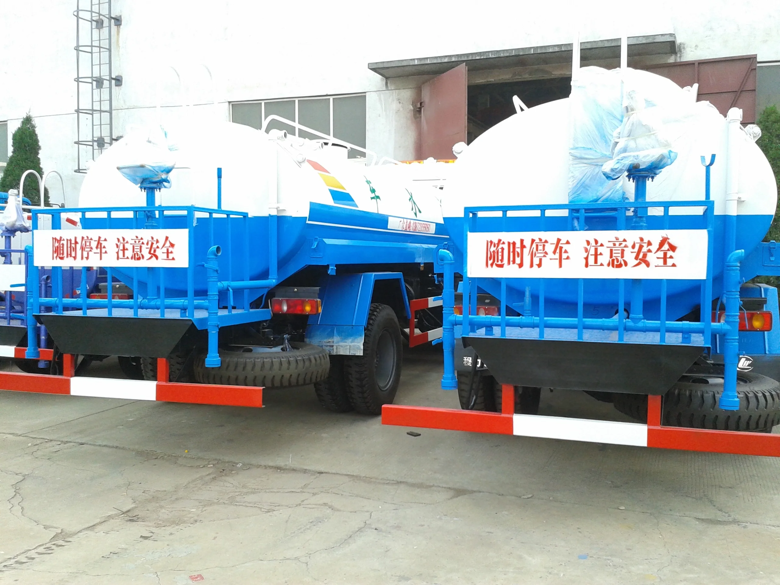 Factory Price 6*4 tank Truck Green Spray Bowster Trucks