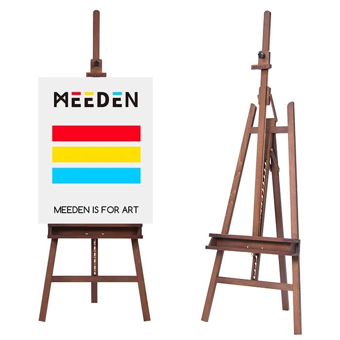MEEDEN Studio Beech Wood Easel Stand A-frame Tripod Easel for Painting