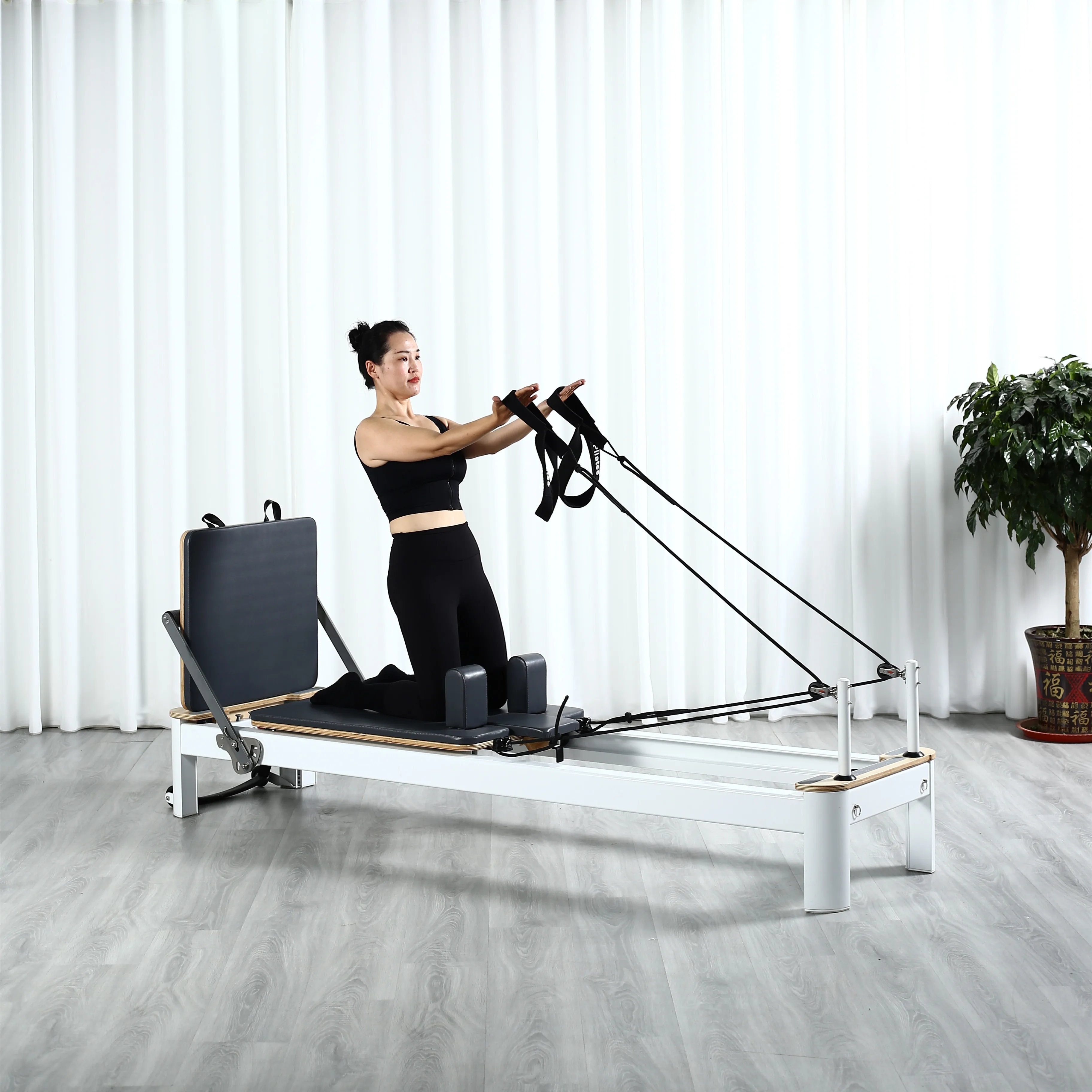 Gym Reformer Pilates Aluminum Machine Durable Metal Reformer Home Springs De Aluminio Bed White Aluminium Korea Pilates Reformer