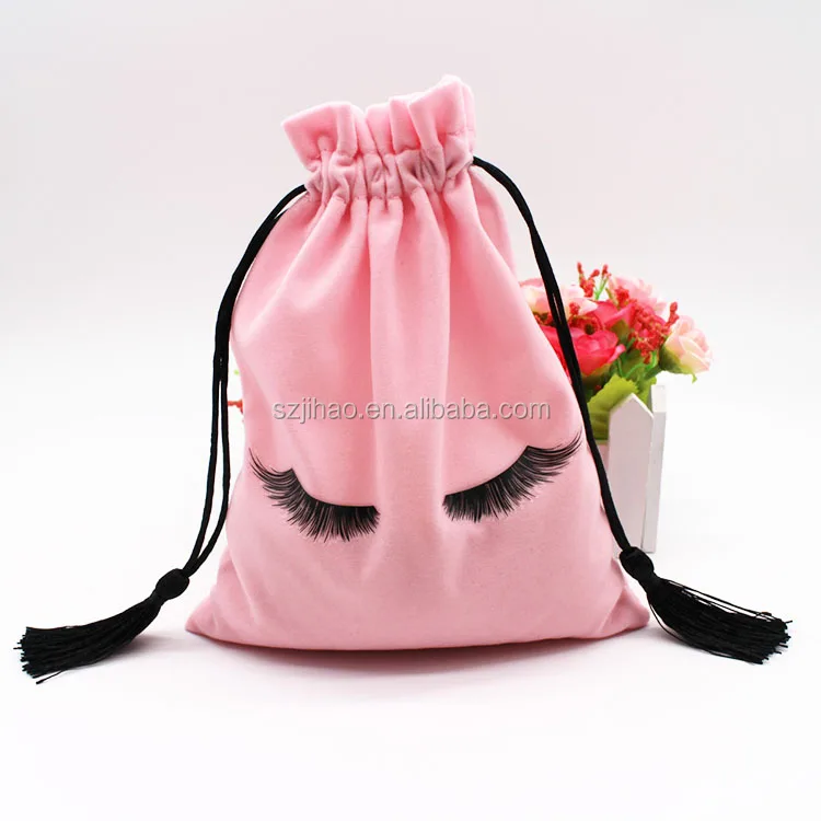 wholesale green velvet jewelry pouch with custom logo printing gifts jewelry packaging bags small