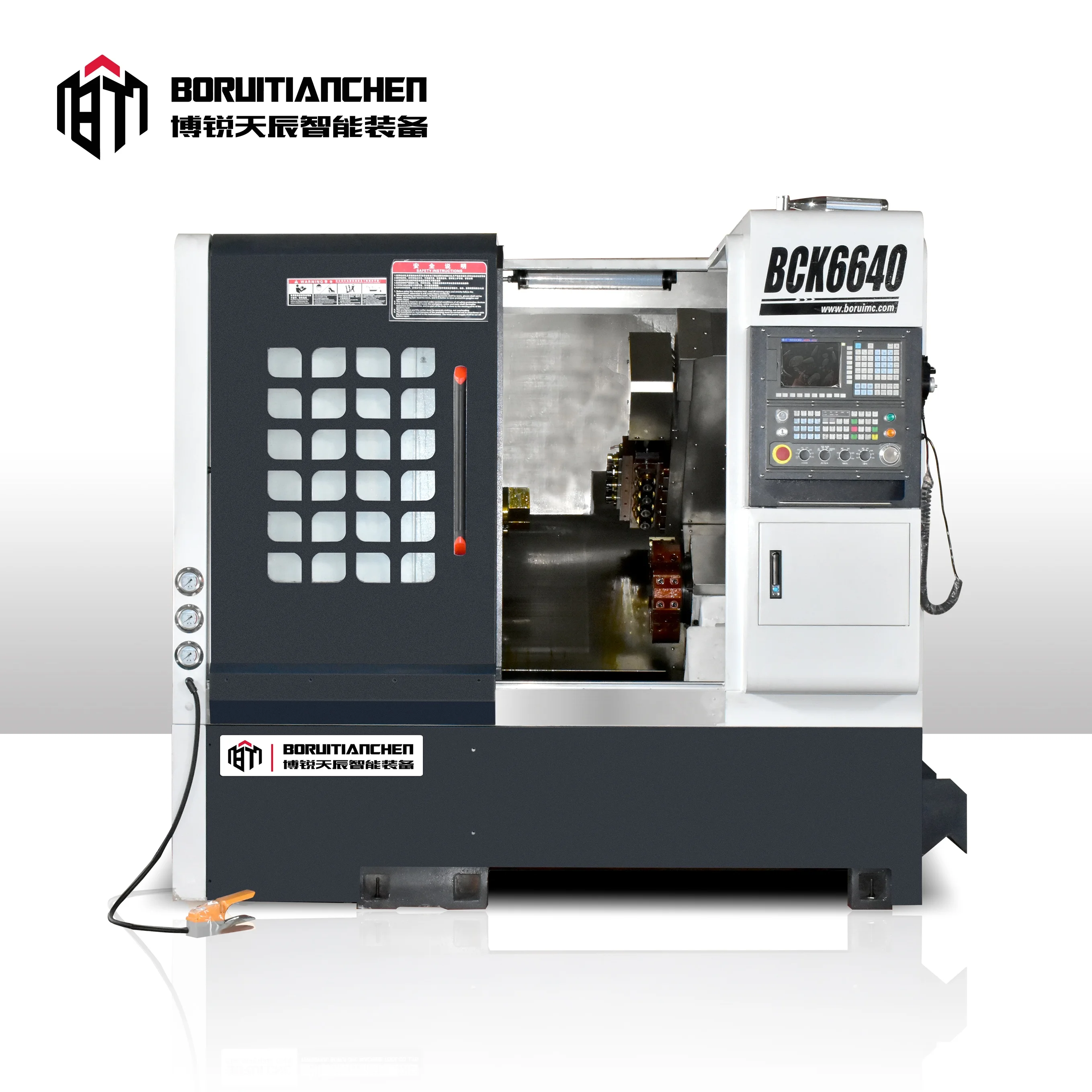 BCK6640 High Precision Efficient Metal CNC Lathe Machine Cnc Slant Bed Lathe