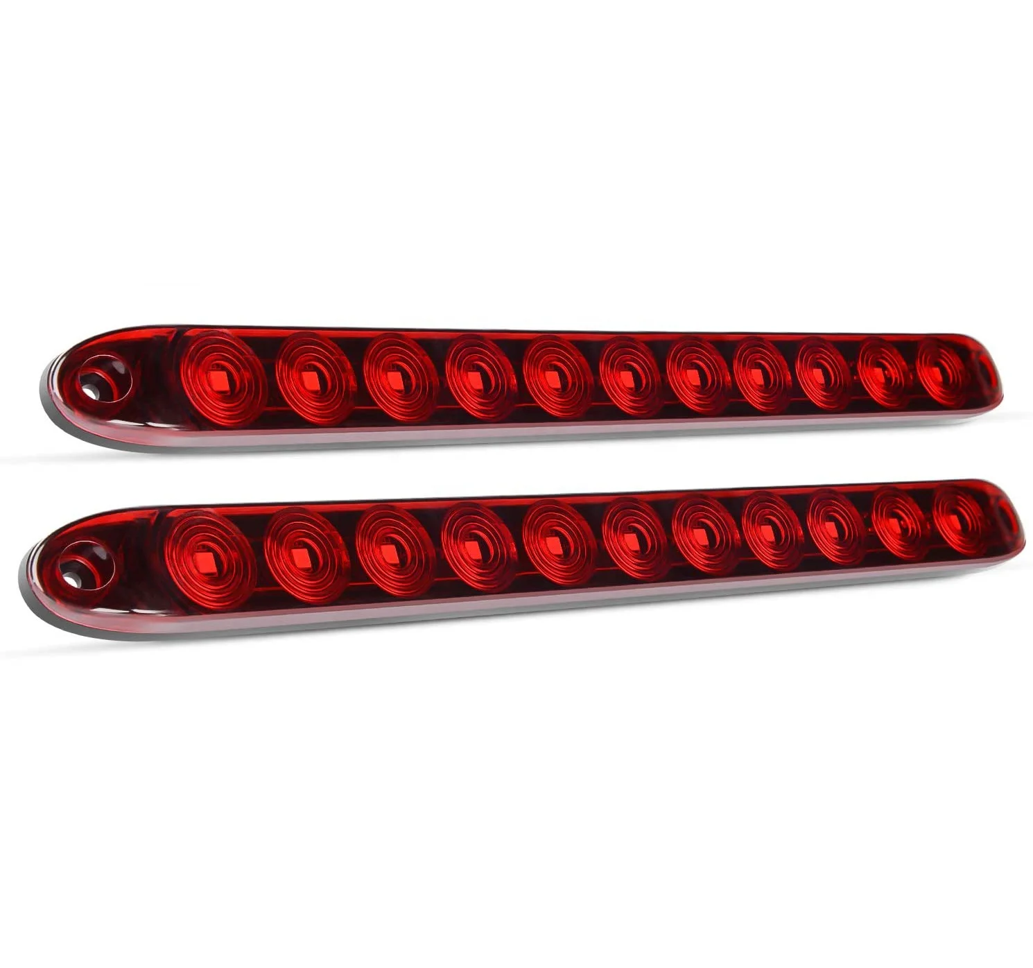 1*pcs HST-20410 16' inch 11 LED for Park Stop Turn signals Tail Brake warning Light DOT lamp Red Trailer Truck Light Bar