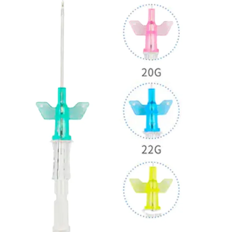 Медицинская одноразовая гиподермическая ручка с гладким покрытием типа IV с крылом