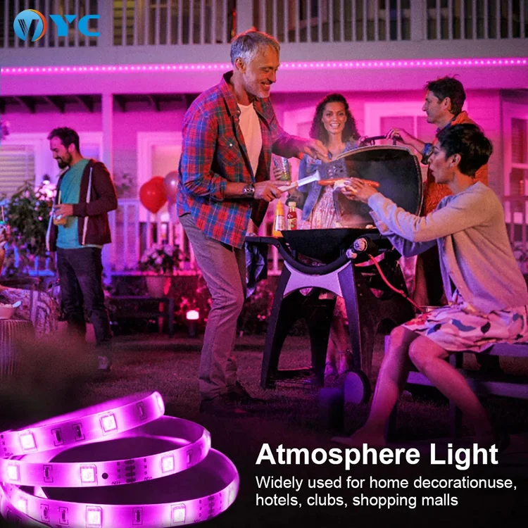 Multi Dream Colors 5M 10M 15M SMD5050 WiFi Smart Remote Control Waterproof RGB Ceiling Crome Flexible LED Strip Lights Set