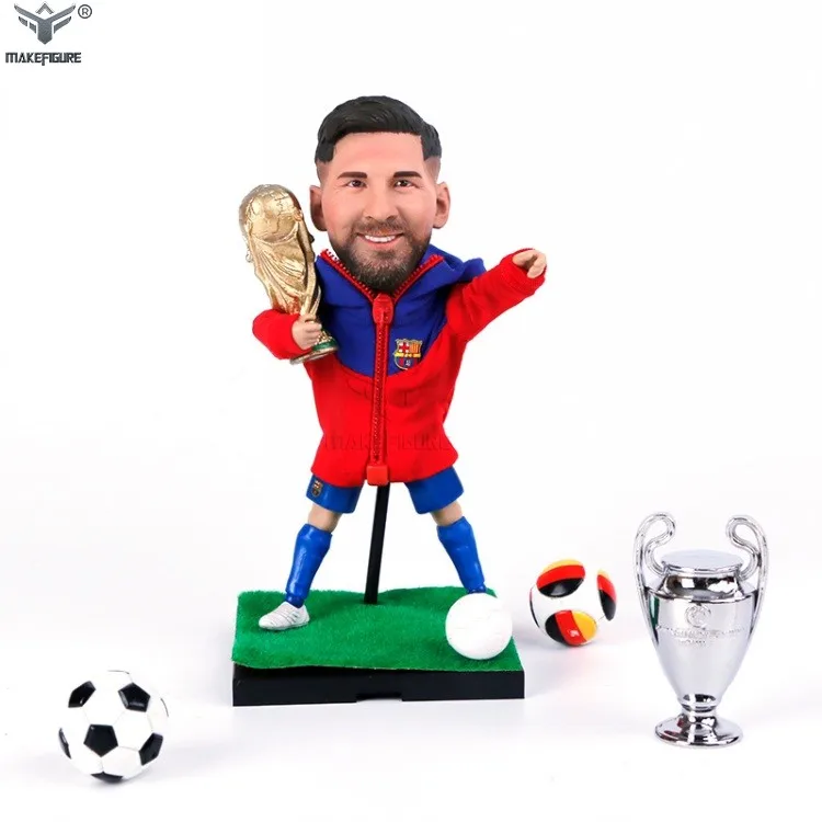 super lifelike soccer players action figures model, realistic football starts player action figure, custom made human pvc figure