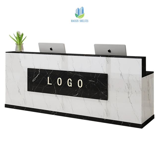 Luxury Modern reception desk Furniture store front desk cashier retail counter