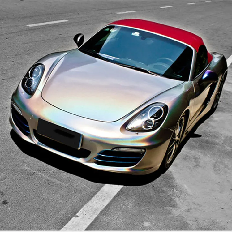 Переливающаяся Лазерная синяя наклейка без пузырьков, виниловая автомобильная пленка для автомобиля или другой вещи