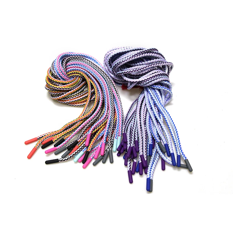 Wholesale Customized Good Quality Durable Strap Waist Ribbon Weaving Rope Multi Color Macrame Fancy Drawcords
