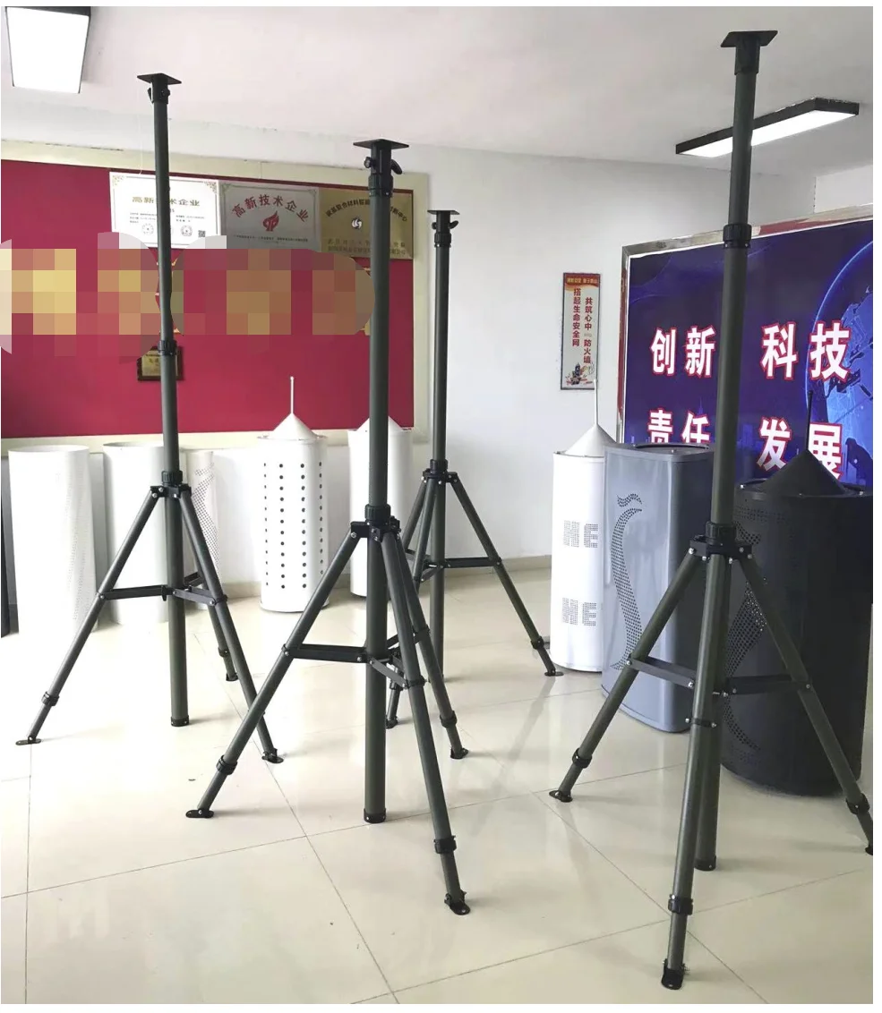 2.5 meter manually pulled lifting rod  Carbon fiber pipe support bracket