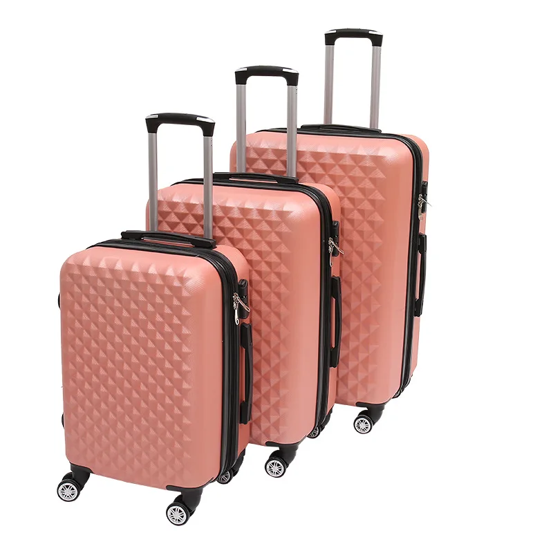 Carry-on Suitcase New Designer ABS PC Hardshell Luggage 3-piece Trolley Box Travel Suitcase Set With 4 Durable Silent Wheels