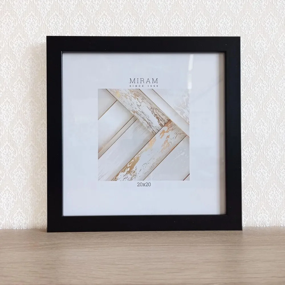 wholesale 20*20 30*30 40*40 Picture Frames photo Frames with colorful mat customized design size colors