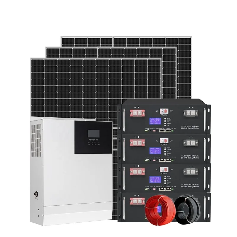 Hybrid Solar Panel System 51.2v 10kwh 20kwh 30kwh 50kwh Lifepo4 Lithium Ion Home Energy Storage Battery