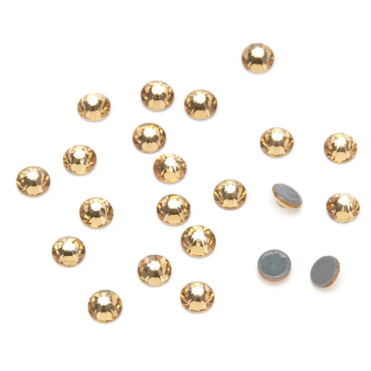 
Lt.Topaz ss8 Austrian Quality Rhinestones Flatback Hotfix On Shoes 