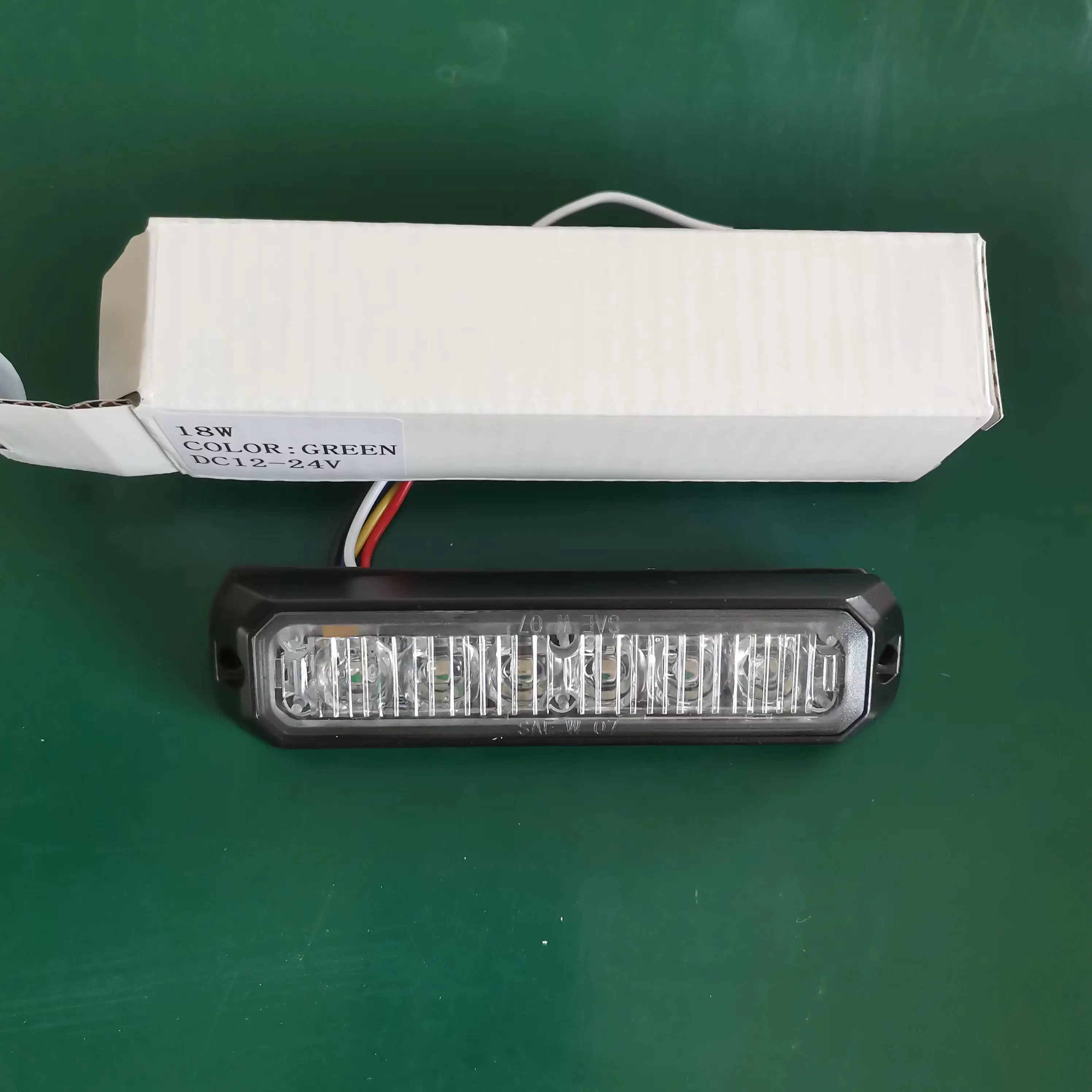 10v-30v 6 led 18w surface mount flashing strobe blinker lights for ambulance