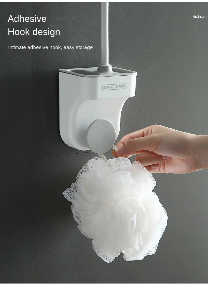  Super Glue Universal Shower Rack Wall-mounted Fashion Storage Bathroom Accessories Factory