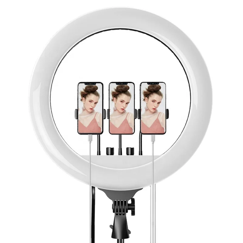 CYKE 21inch 54cm Big Led Ring Lamp Fill Light For Makeup Video Live Studio Video Lighting Selfie Beauty Lamp With Remote Rl21