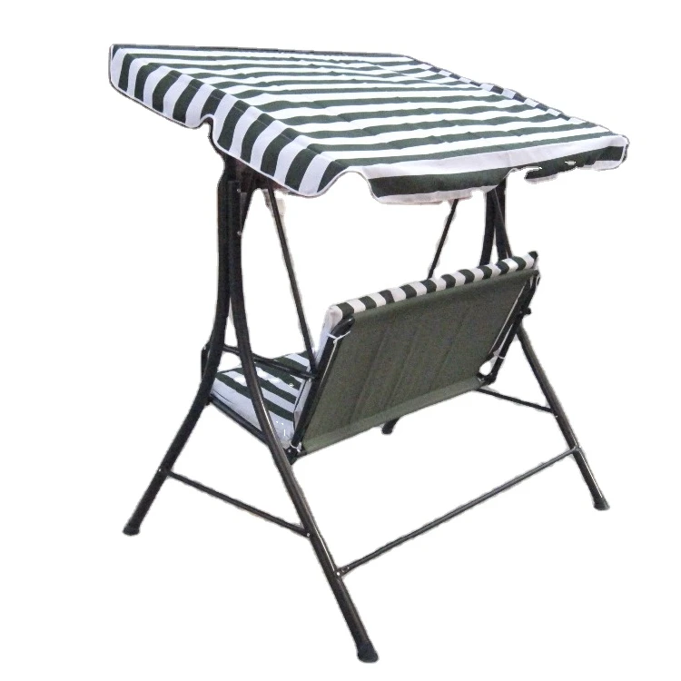 Открытый психического 2-местный высячий стул с подушкой и навес