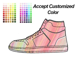 Custom Hot Selling  Running High Top Basketball Shoes Logo Custom Fashion Lace Up Sport Shoes for Men Basketball Shoes