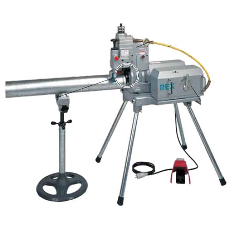 High productivity electric portable pipe threading machine for sale