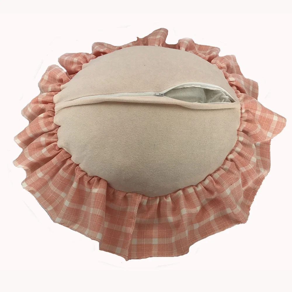 
Luxury Donut Pet Bed Cushion Lace Dog Bed Large Dog Pet Bed Pillow Cushion 