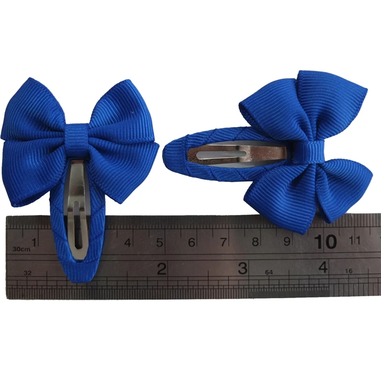 Snap Hair clips With bow Barrettes BB clips Hairbows Hairgrips Headwear Accessories for Baby Girls