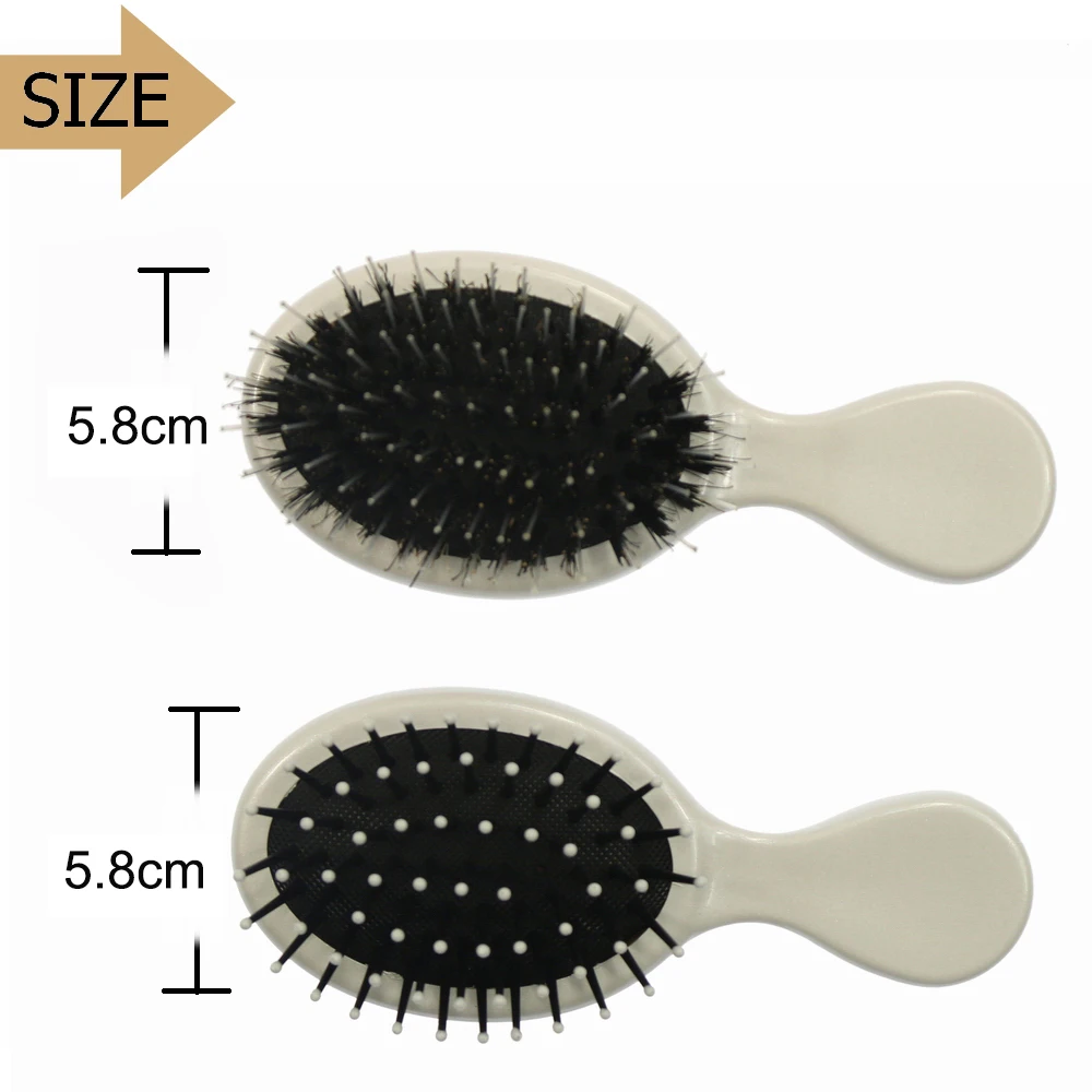 Hot Sale Mini Pearl White Oem Design Heat Resistant Massage Air Cushion Paddle Hair Brush