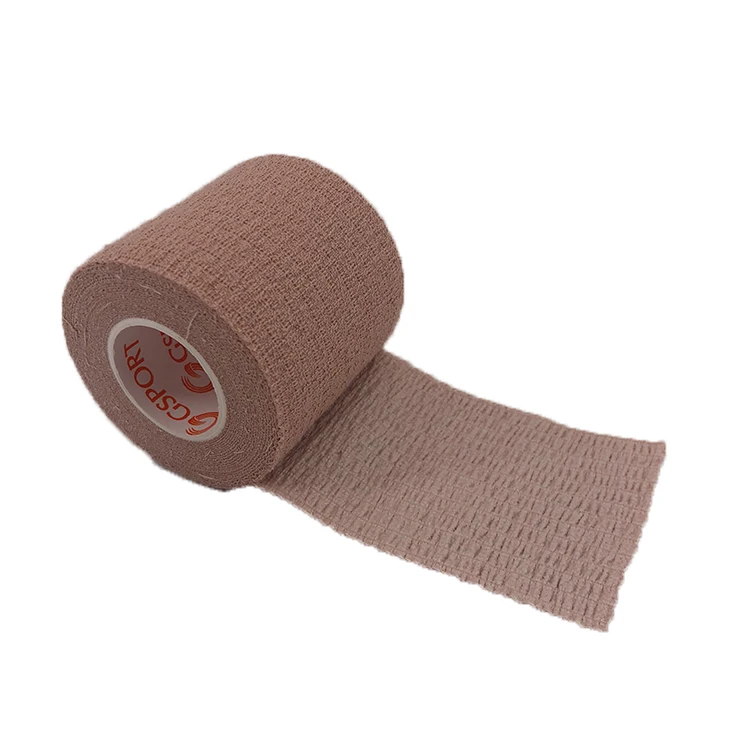 5cm*4.5m Custom Logo Breathable Athletic Elastic Bandage Cotton Sports EAB Tape Easy Tear Light Stretch Thumb Weightlifting Tape