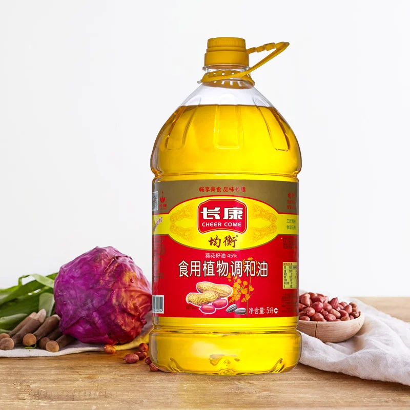 5L Per Bottled Mixed 45% Sunflower Oil Edible Cooking Oil Price High Oleic Refined Sunflower Oil