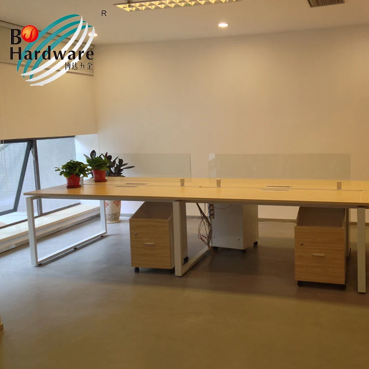 Wholesale office furniture 6 person metal table frame office workstation