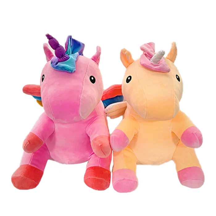 
High Quality Cute And Cheap Home Derco Kids colourful Unicorn Plush Toy Fashion Stuffed Soft Plush Unicorn 