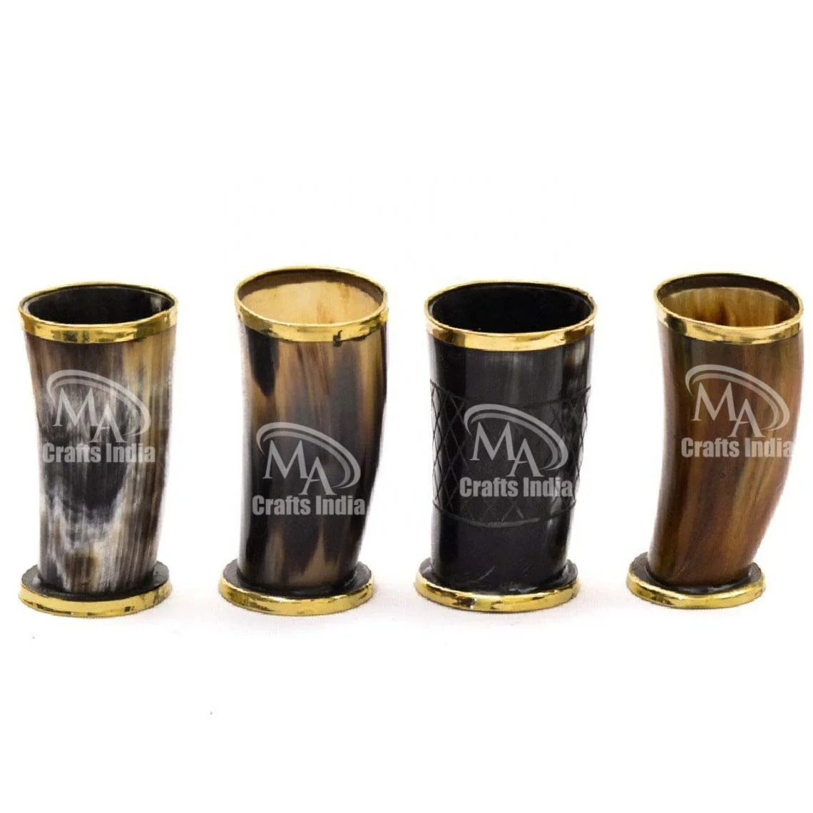 High Quality Real Ox Horn Viking Drinking Assorted Mugs Set Perfect Gift at Wholesale Price Salt lamp