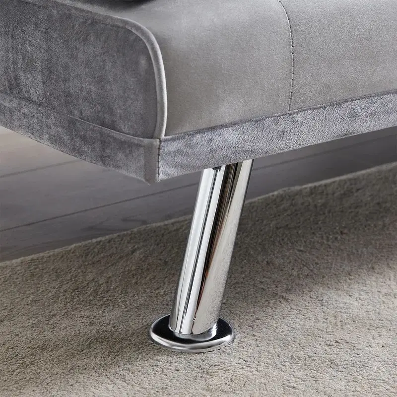 Luxury Corner Sofa Bed Velvet Living Room Sofa Convertible Bed Mulitunctional Folding Sofa Bed Space Saving