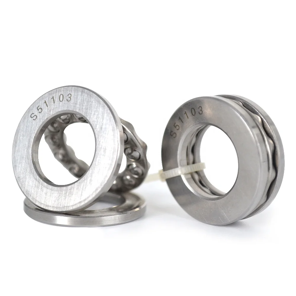 Long Life AISI420 304 440 Stainless Steel Thrust Ball Bearing S51100 S51101 S51102  S51103 S51104 S51105