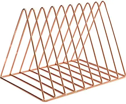 Triangle File Holder, Modern Desk Organizer, 2 Pcs Magazine File Holder