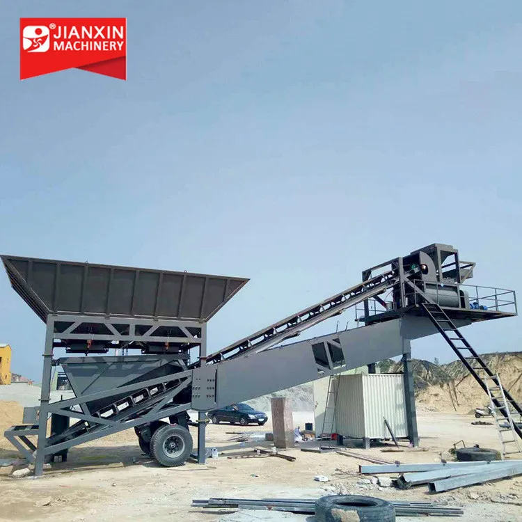 60M3 mobile concrete batching plant cement silo with reasonable price
