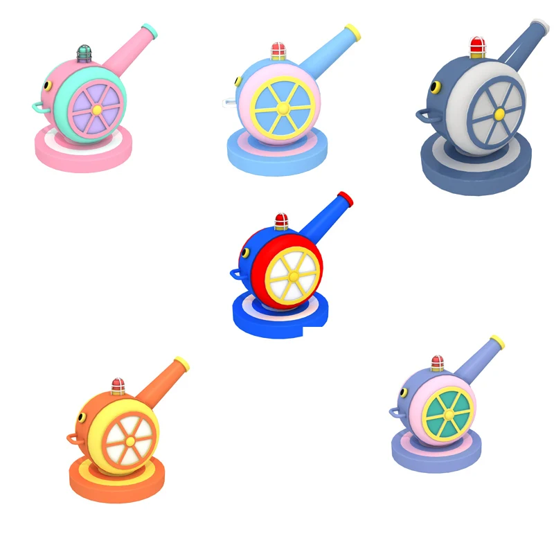 Interesting Kids Toddler Ball Shooter Playground Amusement Kids Blower Playground Gun Play Ball Blaster Air Blower Ball Cannons