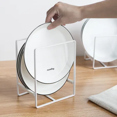 
multifunctional metal dishes storage holder tableware storage rack bowl and dish drain rack 