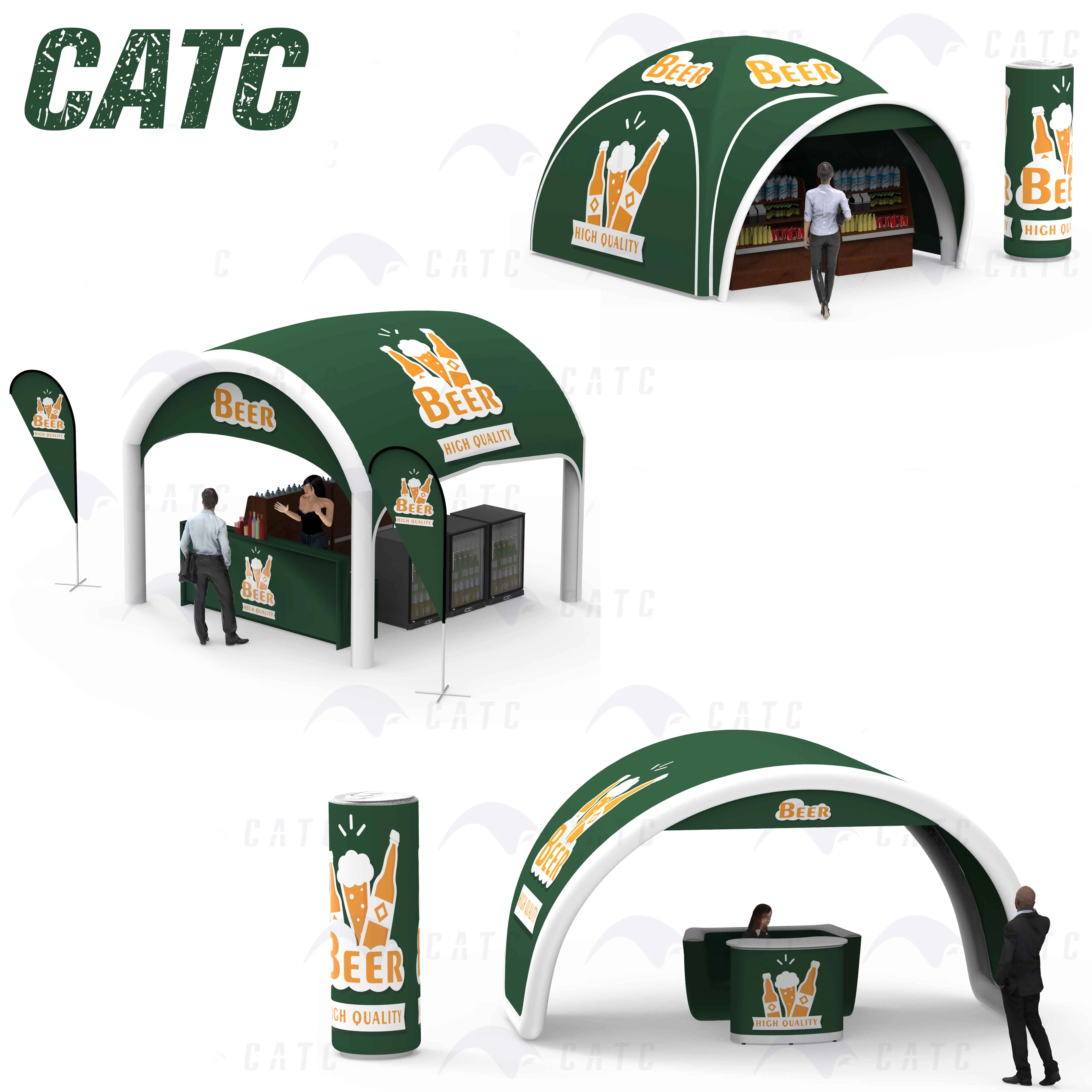 CATC Promotion Hot Sale Spot Inflatable Canopy Tent for Outdoor Advertising Durable PVC Commercial Events Tent