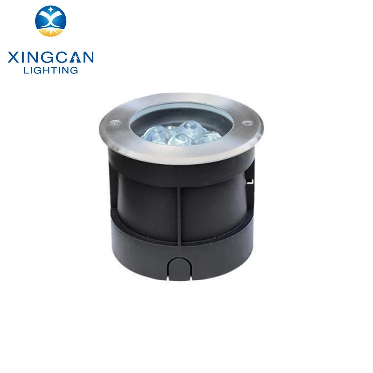 Outdoor Waterproof Adjustable Buried Floor Lamp High Power 3*2W/6*2W/9*2W/12*2W/18*2W/27*3W LED Underground Light