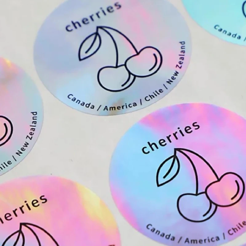 Uv Transfer Large Vinyl Stickers Custom Logo Label Sticker For Glass Bottles