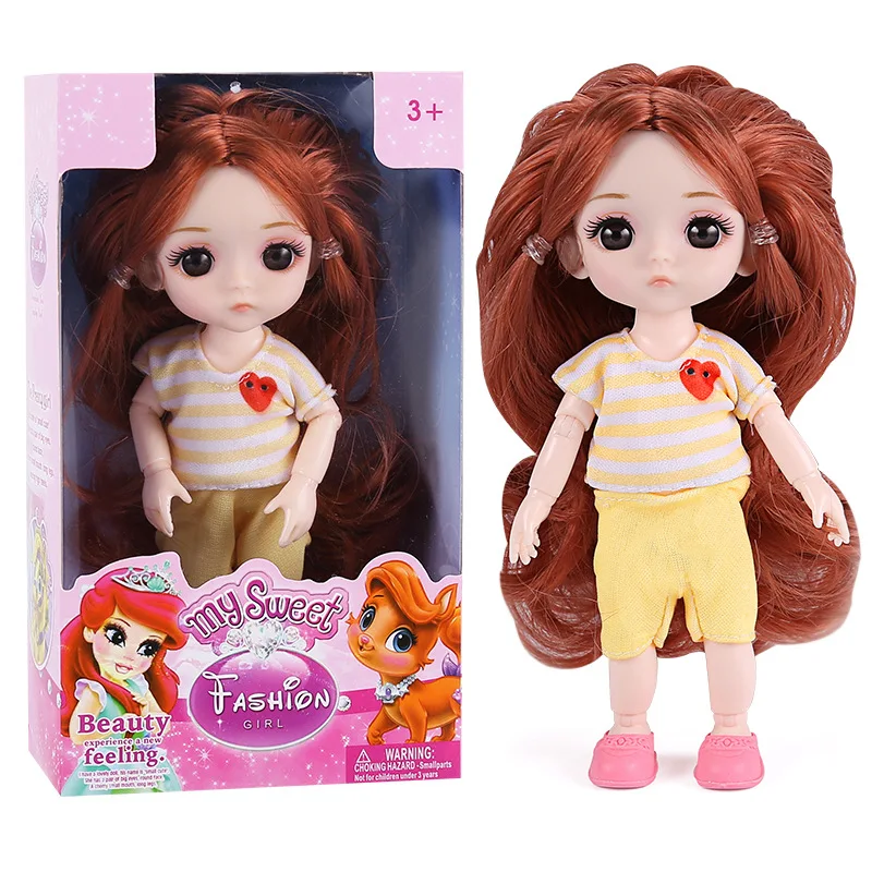 Мини 16 см милые куклы принцессы BJD кукла игрушка фигурка