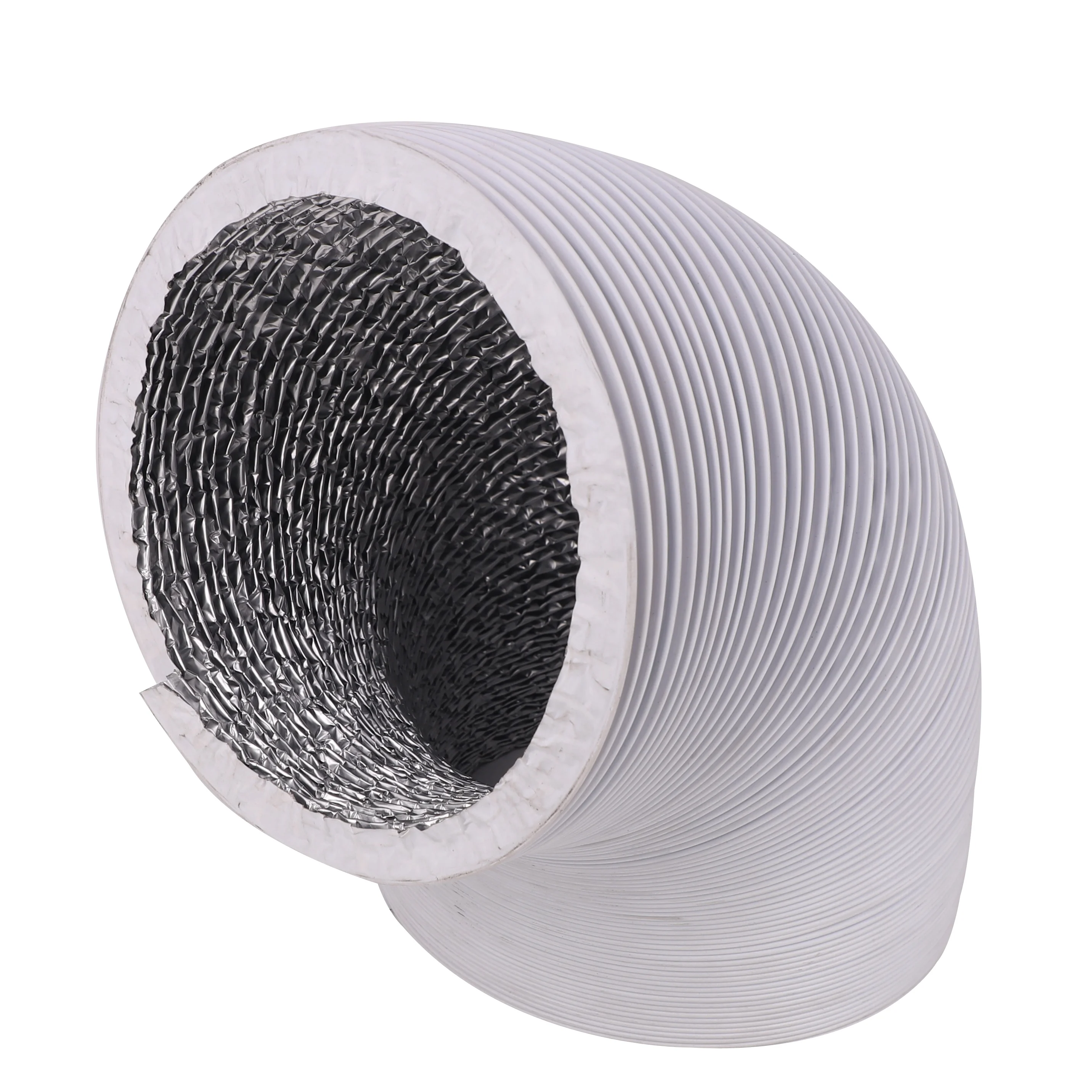 Hydroponics grow tent application pvc aluminum foil round duct