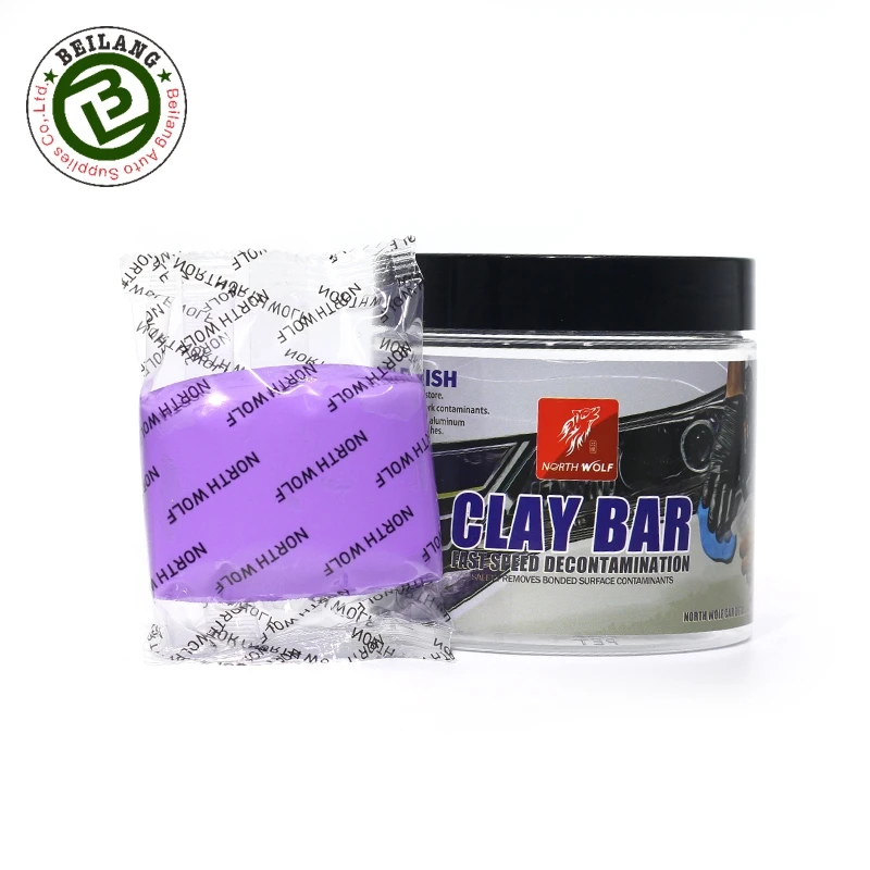 Car Clay Bar Vehicle Washing Cleaning Tools Auto Detailing Cleaner 200g Cylinder Box Packaging Custom Logo Clay Bar Car