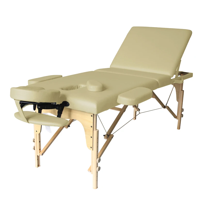 Mt Factory регулируемый по высоте профессиональный недорогой деревянный складной портативный спа стол для тату массажный стол